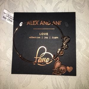 Alex and Ani Gold “Love” Bracelet